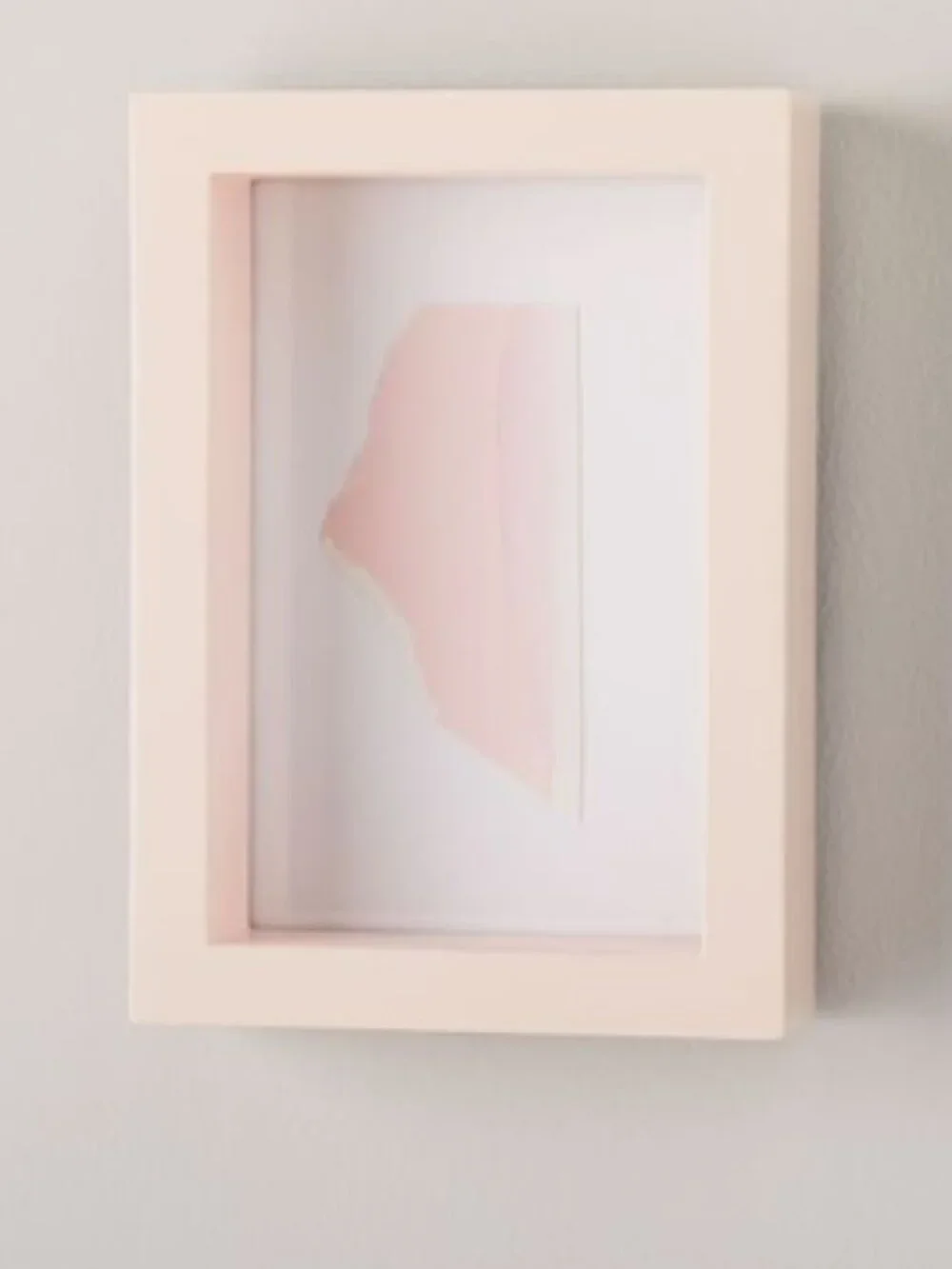 West Elm Modern Lacquer Frame Rose Pink for 5x7 photo